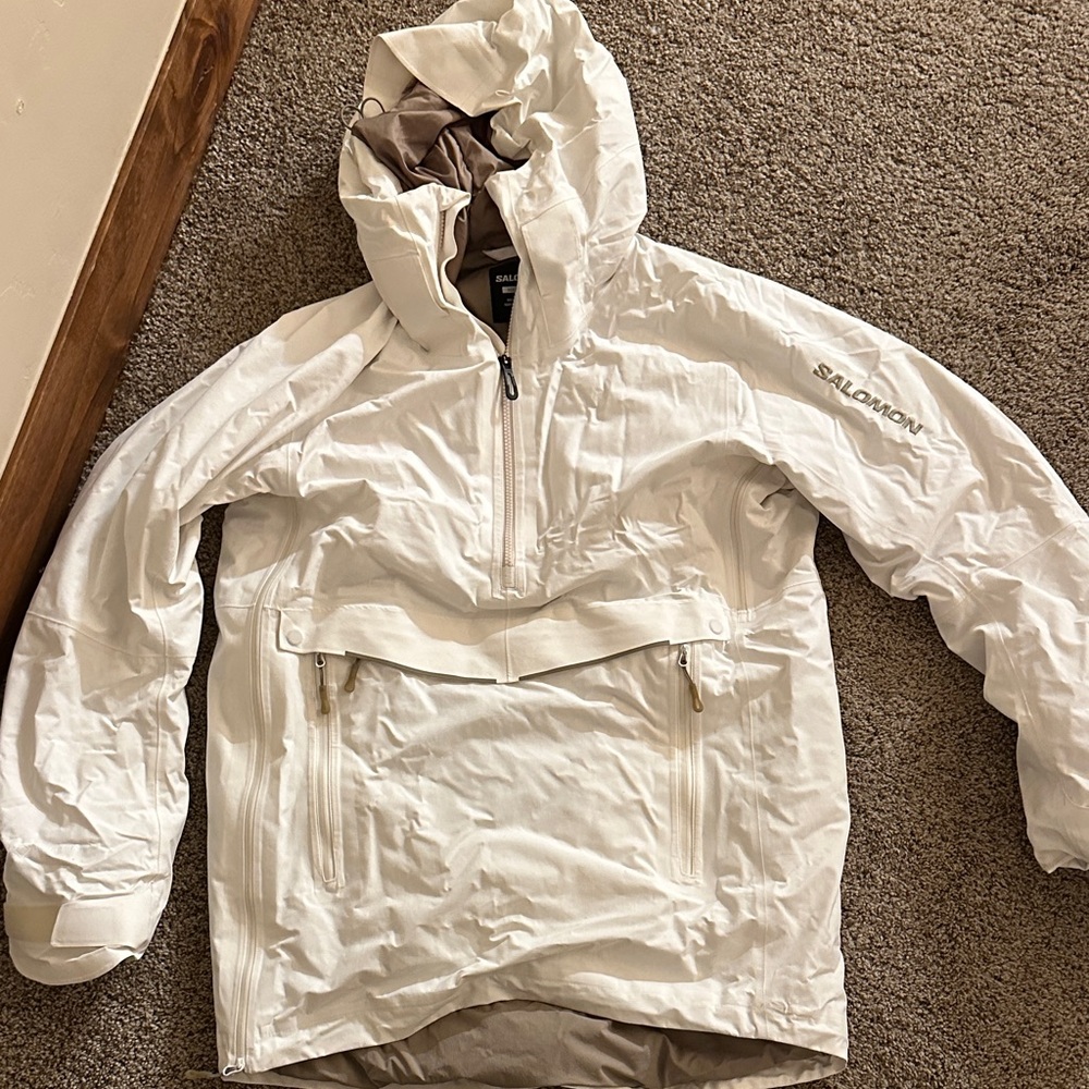 Salomon Off-White goretex Hooded ski anorak